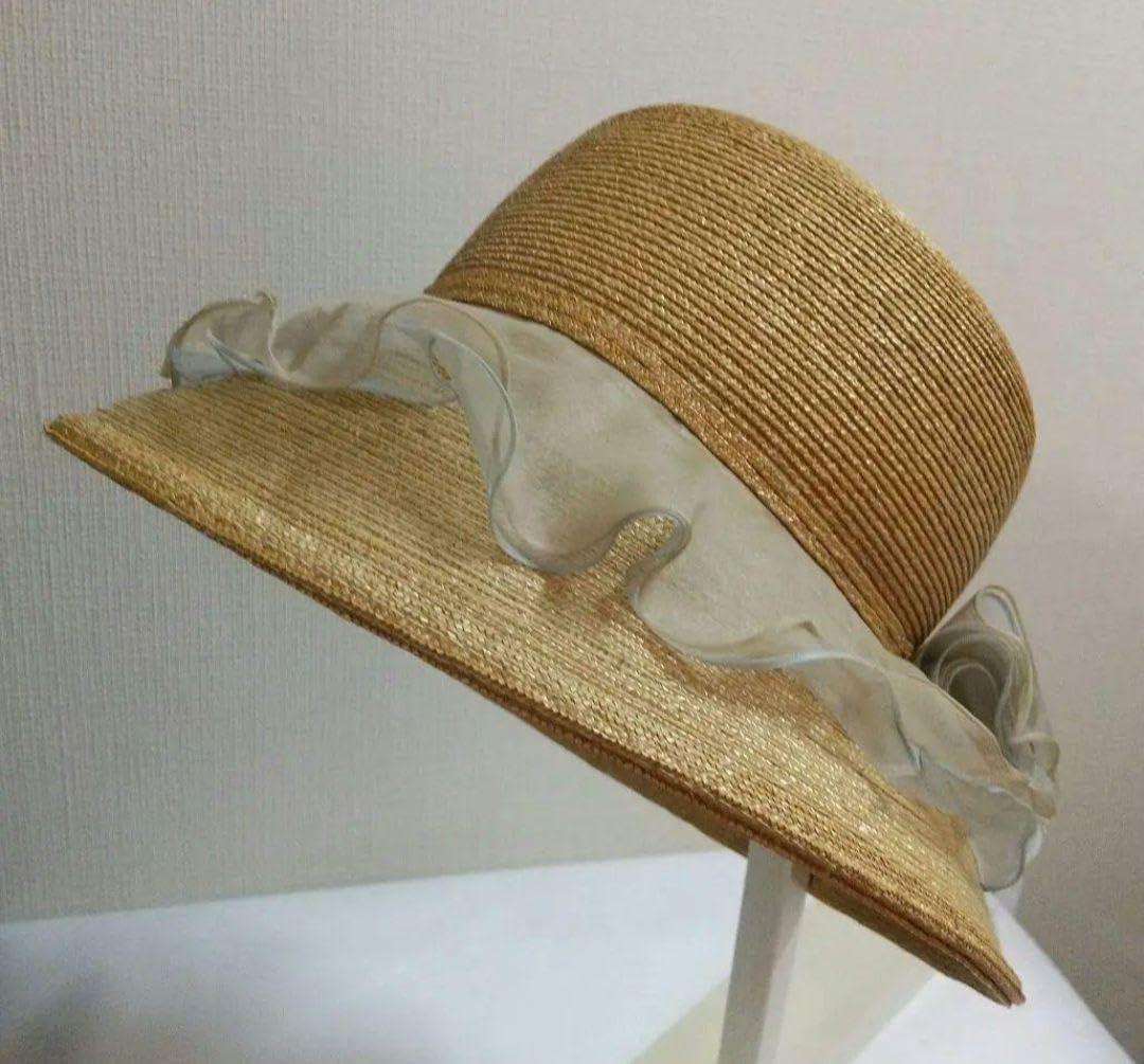 maxim マキシン カサブランカ リボンハット 麦わら帽子 ストローハット